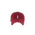 Burgundy Fancy Distressed Hat