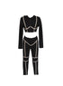 Crop Reflective Hoodie Set