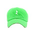 Neon Green Fancy Distressed Hat