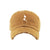 Sand Brown Fancy Distressed Hat