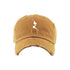 Sand Brown Fancy Distressed Hat