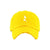 Neon Yellow Fancy Distressed Hat