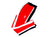 Red Live Nudes Slim Fit Pants