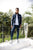 Classic Navy Slim Set Pants