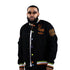 Live Nudes Letterman Jacket (Black/Black)