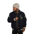 Live Nudes Letterman Jacket (Navy/Green)