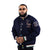 Live Nudes Letterman Jacket (Navy/Pink)