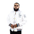Live Nudes Letterman Jacket (White/White)