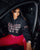 Rose Gold Cropped Hoodie
