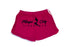 Dark Pink Booty Shorts